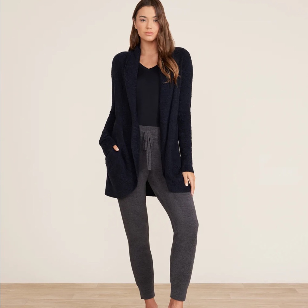 Barefoot Dreams CozyChic Lite® Circle Cardi black size xs/s